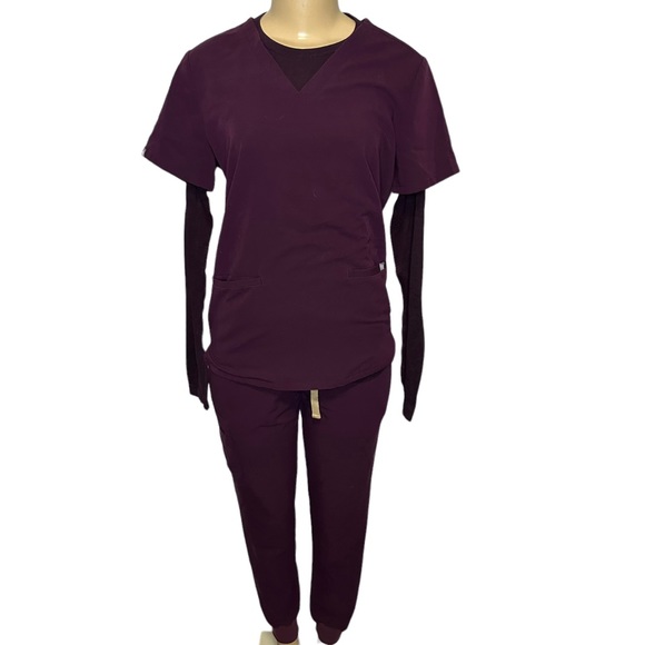 Figs Other - Fig scrub set 3 piece lot jogger top Salta Performance Underscrub seamless XS